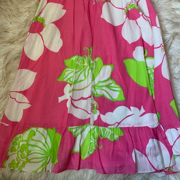 Lilly pulitzer pink flower dress - Picture 4 of 5